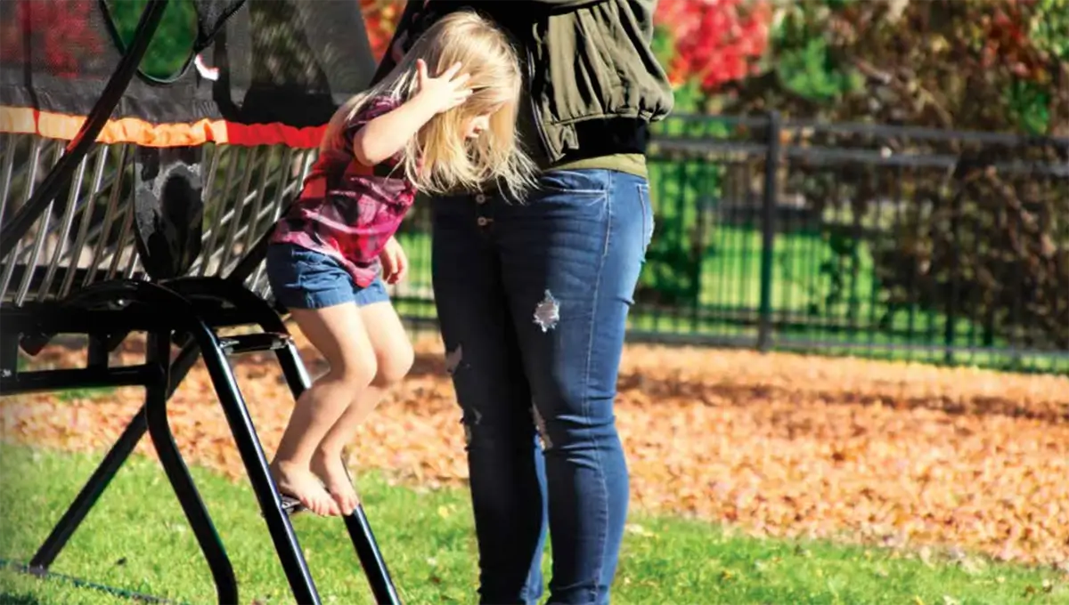 Access Ladder - Rainbow Idea R11 11-Foot Trampoline
